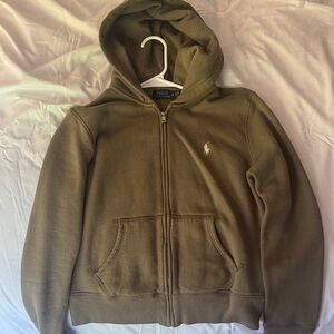 Polo by Ralph Lauren Kids Green Full-Zip Hoodie